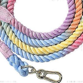 Multifunktionale Hundeleine 210 x 1,2 cm / 82,7 x 0,5 Zoll, handgeflochten, zum Laufen