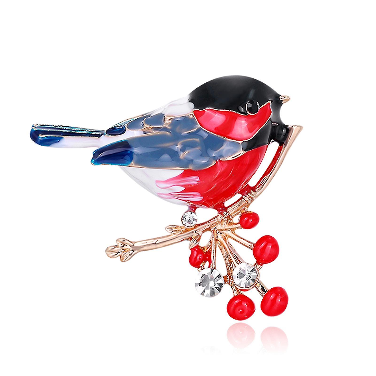 ブローチピンエスニックスタイル簡単に一致合金漫画の鳥ブローチバッジパーティー