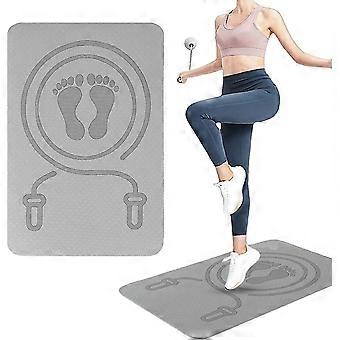 Esterilla para saltar la cuerda, colchoneta de fitness antideslizante de 40x60 cm, colchoneta de ejercicio tpe, almohadilla de absorción de impactos, esterilla de yoga para mujeres-11