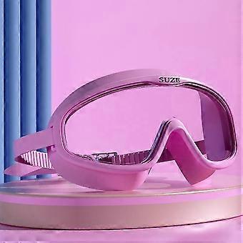 Anti-Beschlag-Schwimmbrille Erwachsene Wasserdichte Schwimmbrille mit großem Rahmen Schwimmbrille