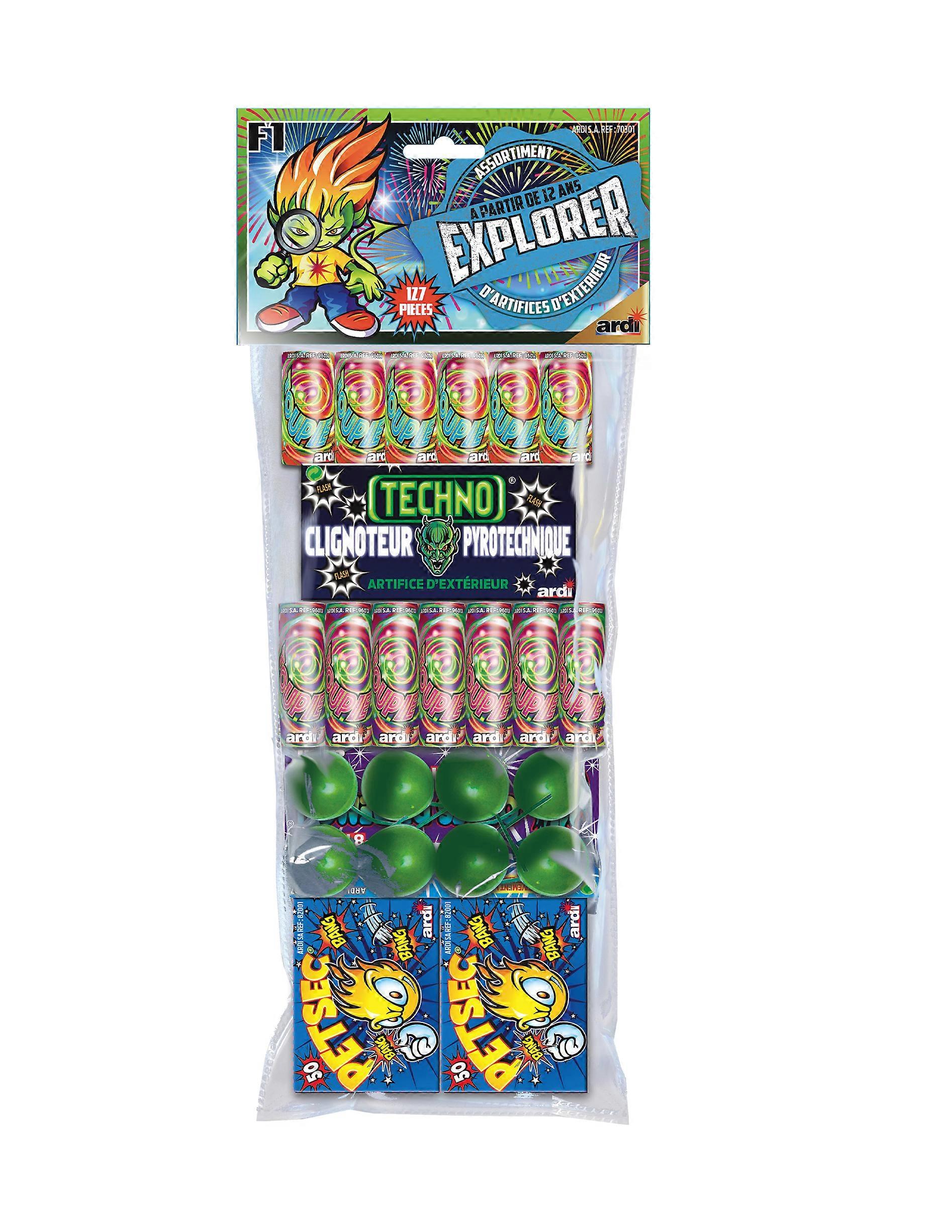 Assortiment de 29 pétards Explorer®