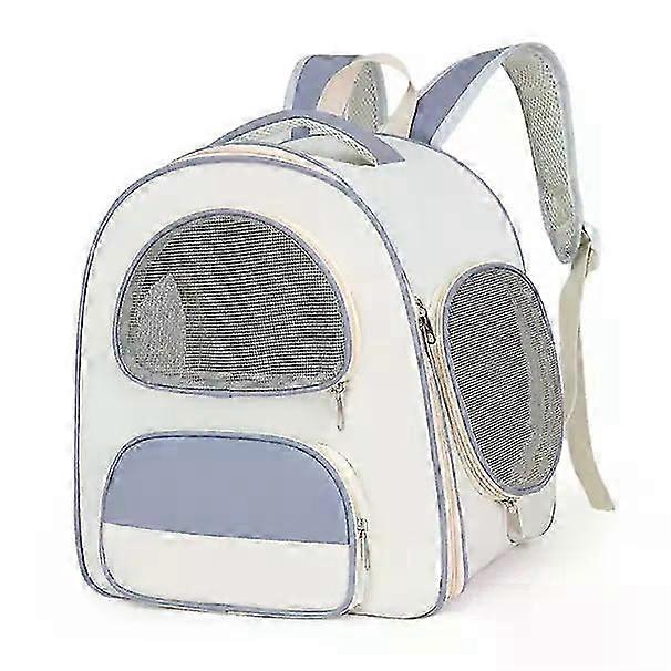 Side-Zip Ventilated Pet Travel Backpack