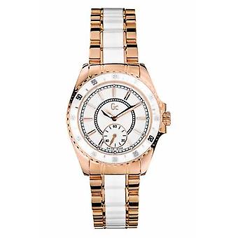 Watch guess collection pvd.sport class l Quartz Analog Woman Watch with Ceramic Bracelet 47003L1