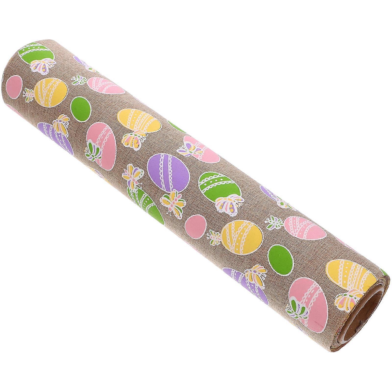 Easter Table Runner Table Cloth for Home 4Pcs with Festive Pattern