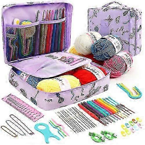 59-Piece Ergonomic Crochet Starter Kit