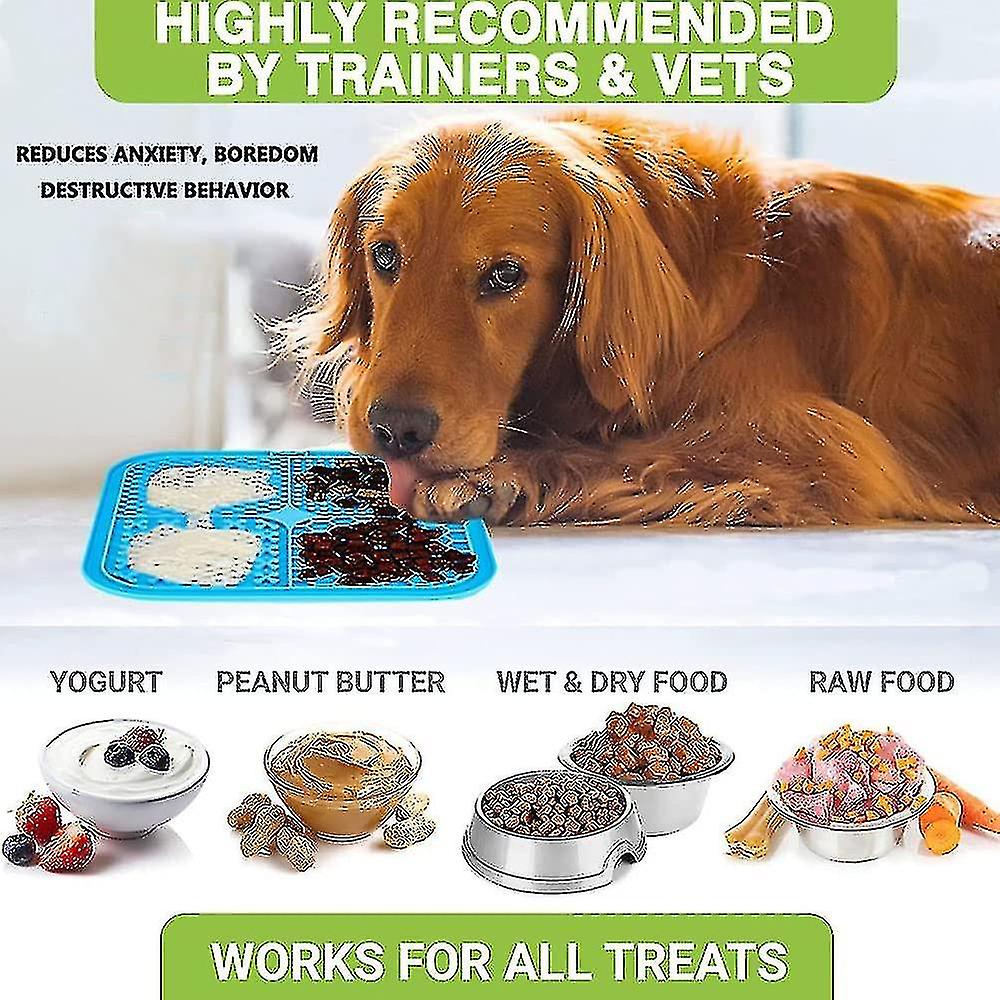 304 Stainless Steel Lick Mat For Dogs & Cats - Chew Proof Slow Feeder For Anxiety Relief