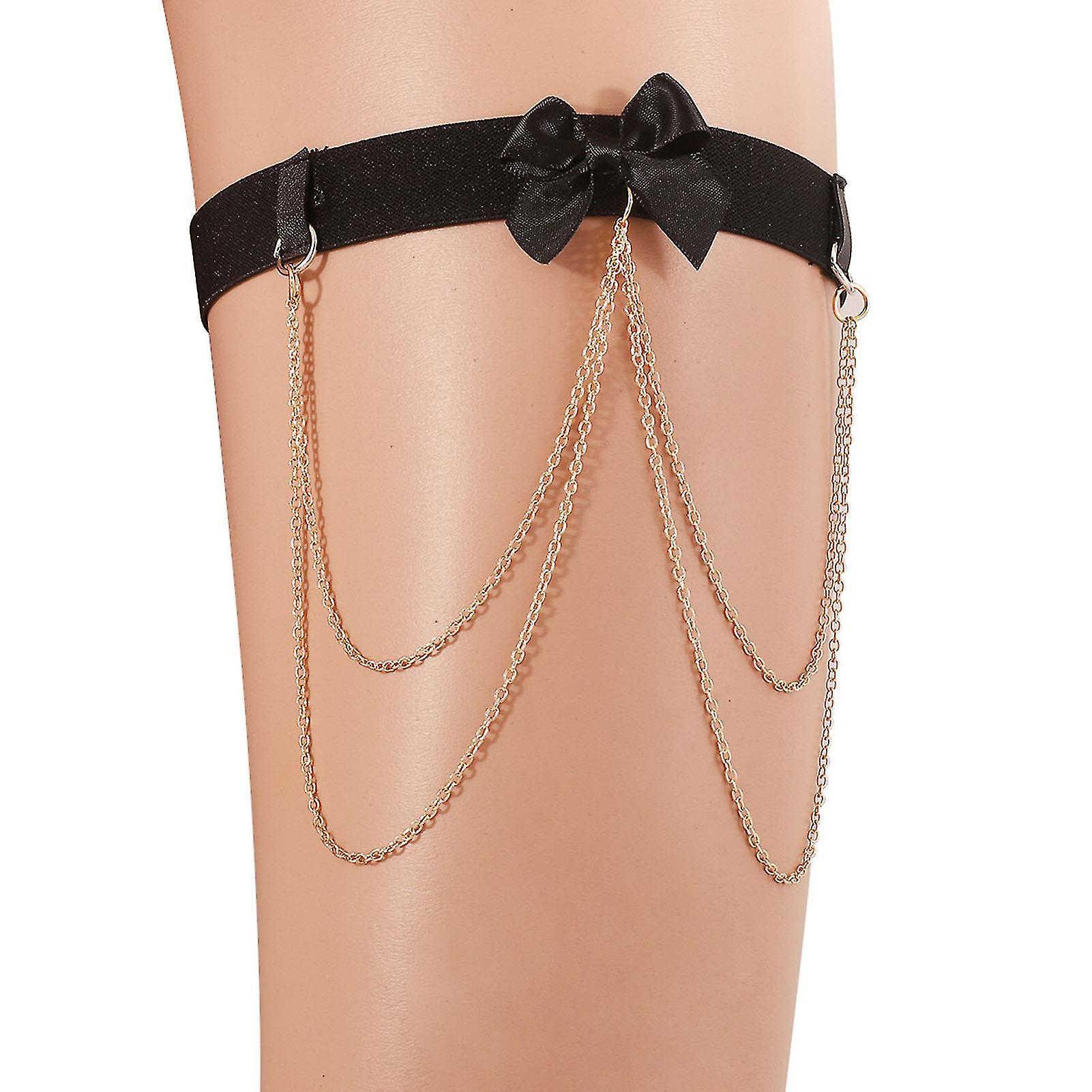 Chaînes de jambes de cuisse pour femmes doux simple réglable adapté à la fête d’anniversaire