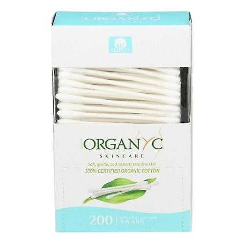 Organyc 棉签,200 支(1 包)