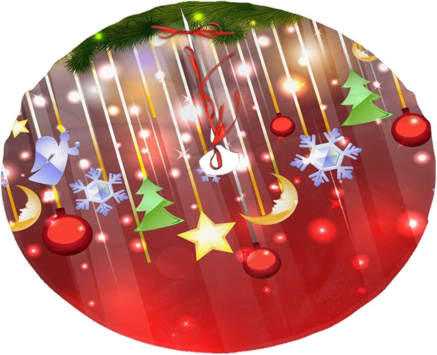 Christmas Tree Skirt Merry Christmas Christmas Decoration Plush Tree Skirt