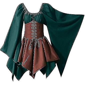 Women's Medieval Renaissance Costumes Pirate Corset Dress Women Flare  Sleeve Traditional Irish Short Dress H | Fruugo NO