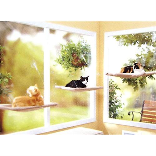 Cute Function Sunny Seat Window Mounted Cat Bed Pets Bed