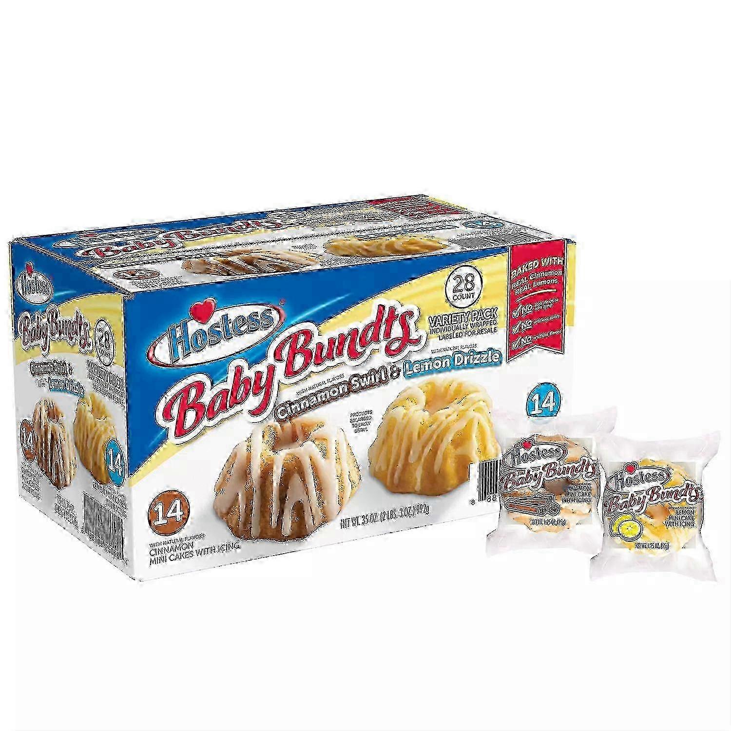 Pakiet odmian Hostess Baby Bundts, 28 szt.