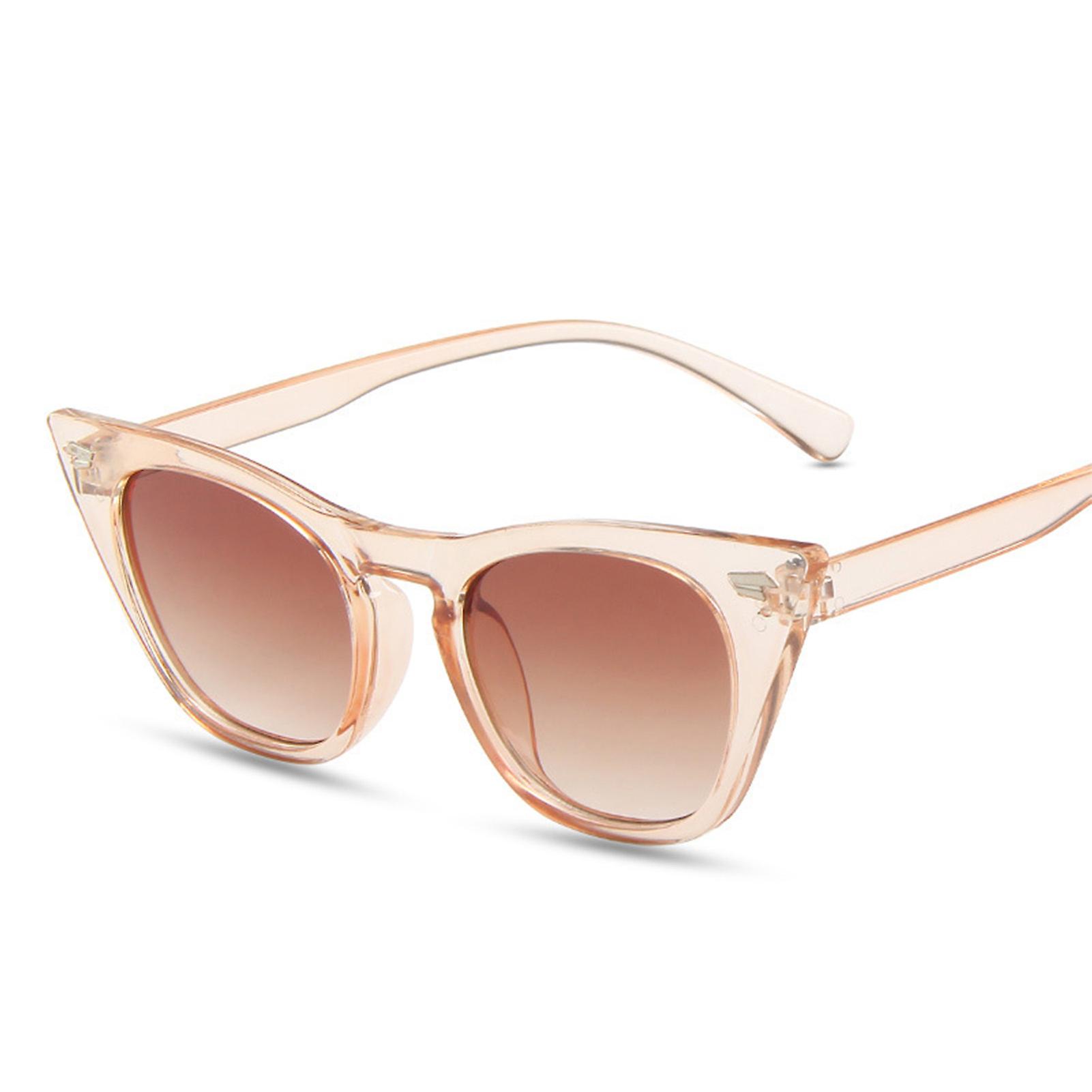Cat-eye Shape Men Women Sunglasses Uv Protection Anti Glare Durable Frame Glasses For Walking Driving Cycling