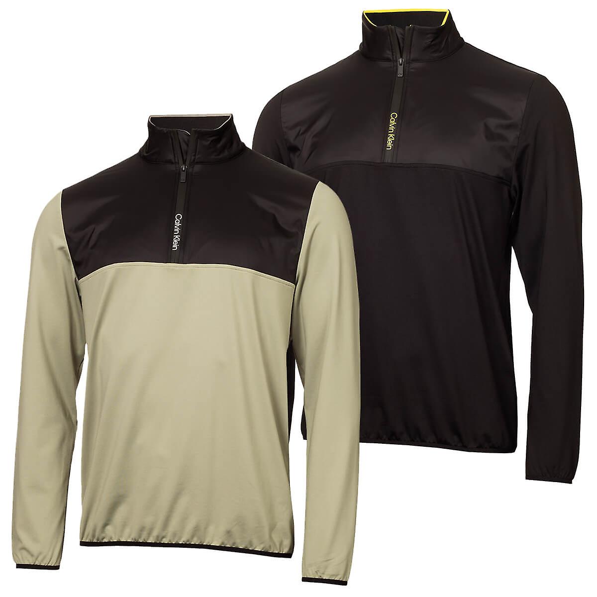 Calvin Klein Herren Malden 1/4 Zip Stretch-Golfpullover mit isoliertem Gewebe