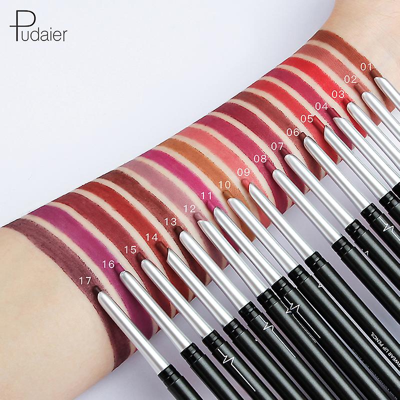 Lips Make Up Matte Lip Liner Pencil Perfect Lip Shape Makeup Matt Lipstick Pen Waterproof Silky Lipliner Mate Batom Tint Lipbalm