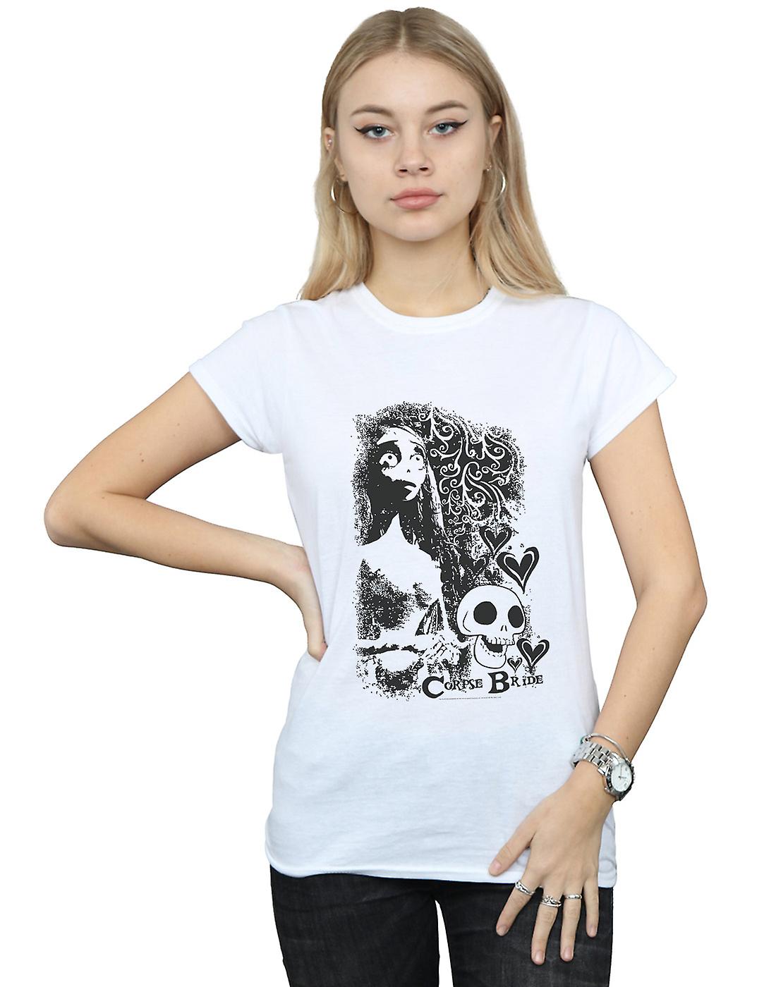 Corpse Bride Women's Skull Logo T-Shirt