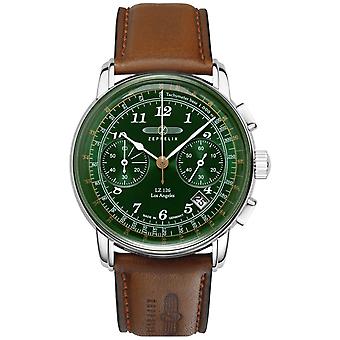 Zeppelin lz126 Los Angeles Men's Watch Analog Quartz with Cowhide Bracelet 7614-4