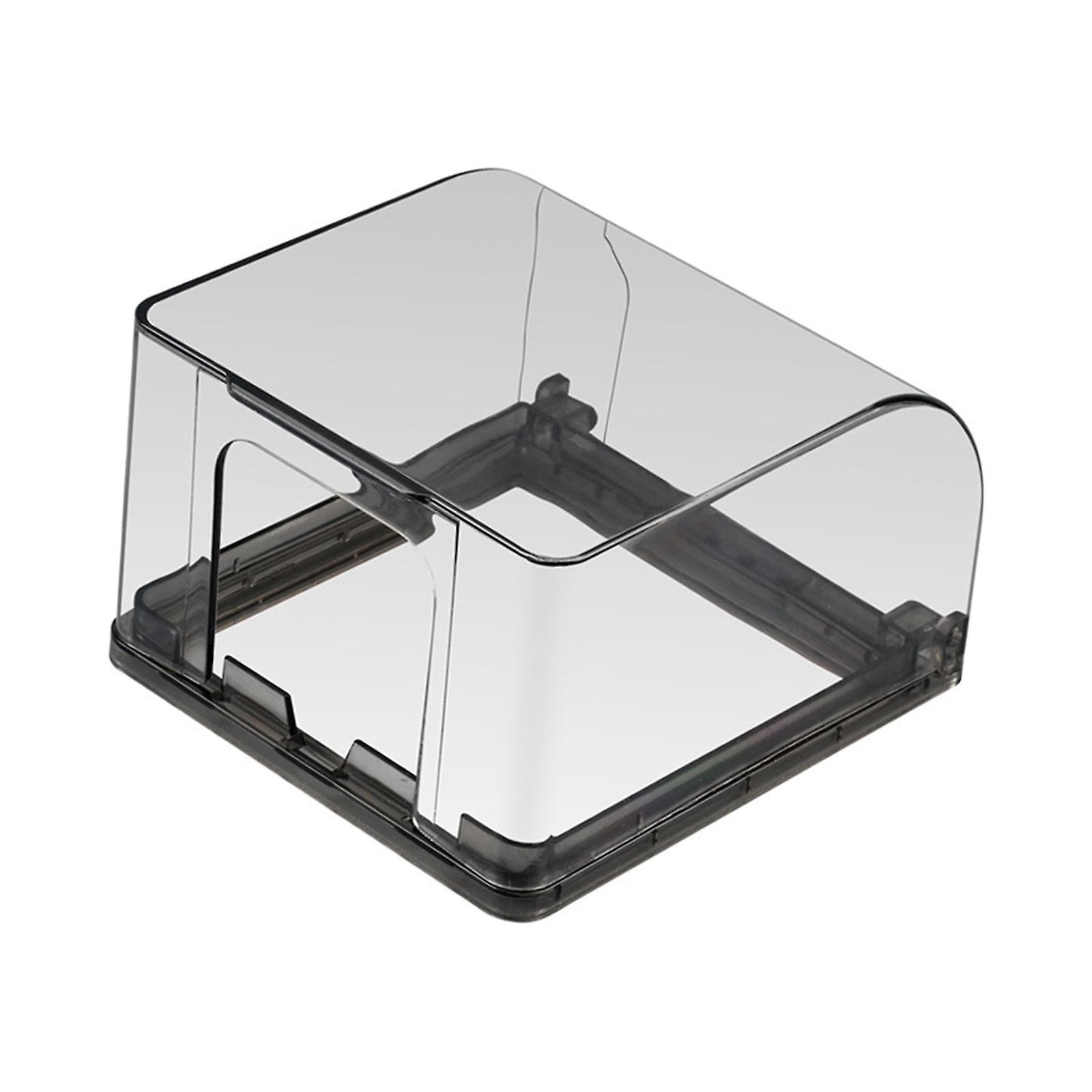 Outlet Protective Cover Organizer for Kitchen Switch Plate Power Panel Black Transparent