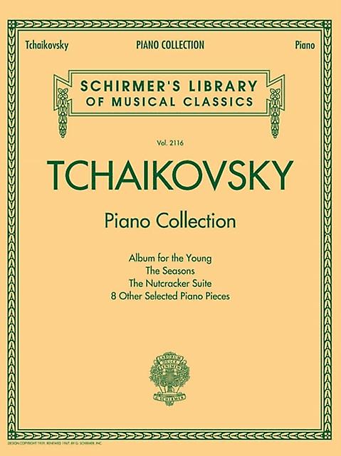 Tchaikovsky Piano Collection Book Book