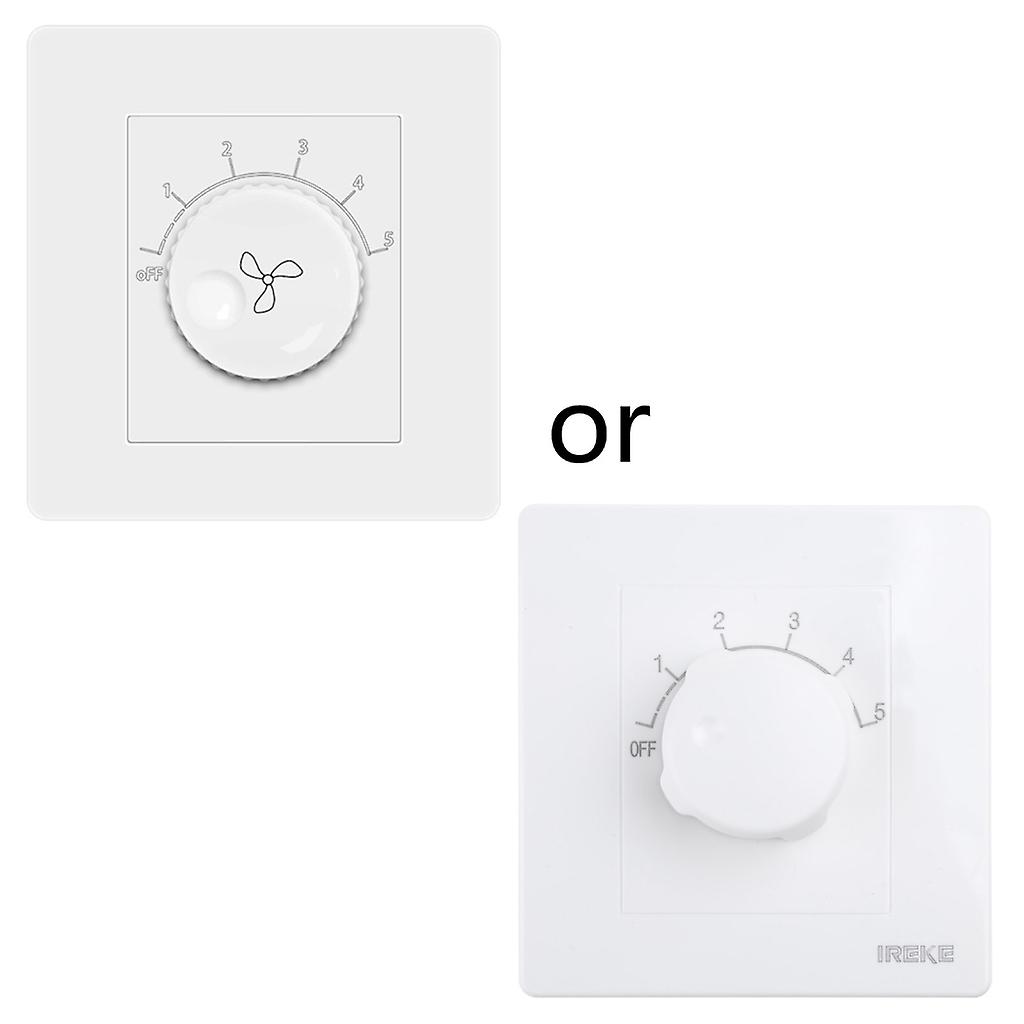 Variable Speed Wall Control Speed Adjuster for Ceiling Fan, Dial Knob Control