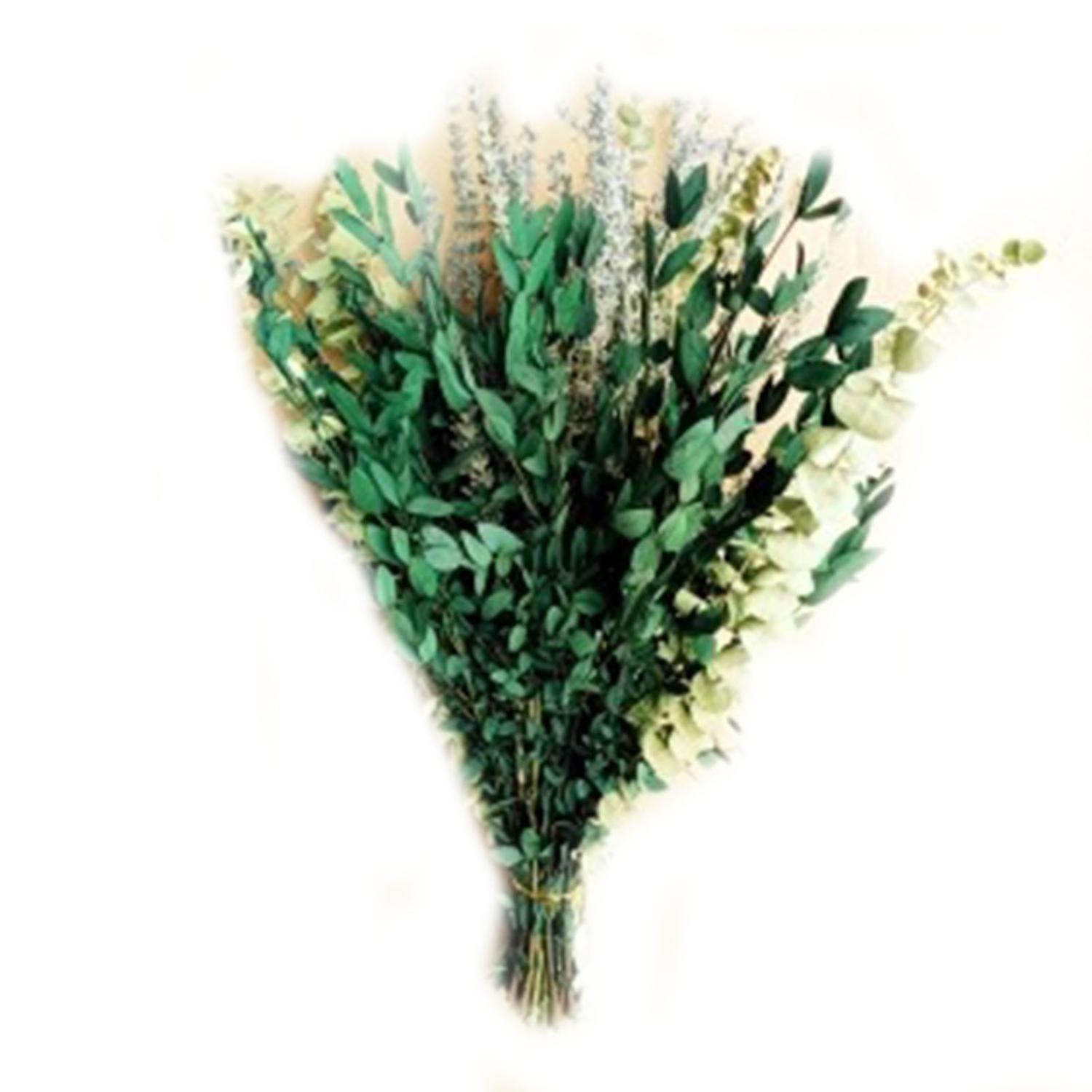 ZHOUBA Eucalyptus Leaves with Pleasant Smell Shower Decor Mix Eucalyptus And Lavender Bouquet