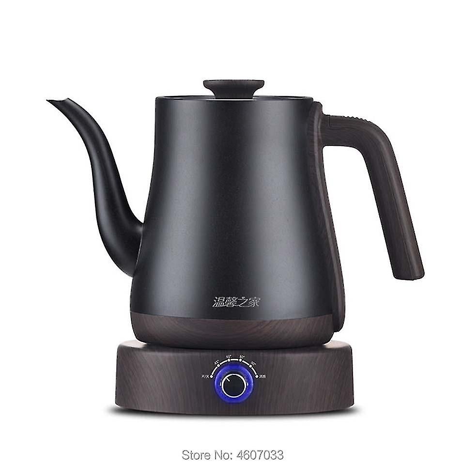 1L Stainless Steel Kettle Coffee Pot Variable Frequency Constant Temperature Adjustment Electric