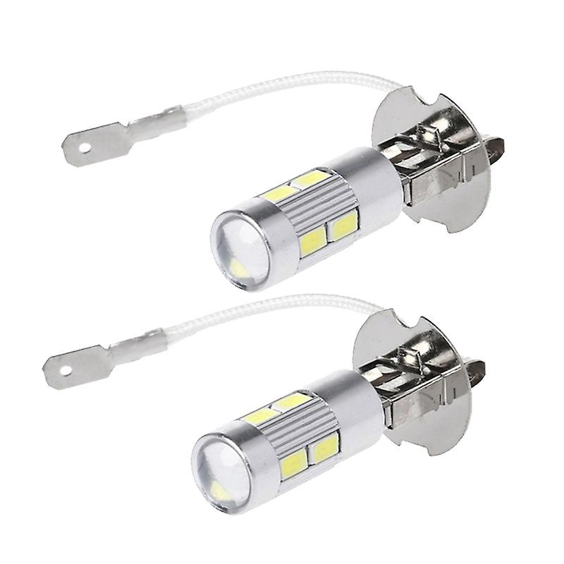 2pcs Car Lights H3 10smd 5630 Led Bulbs For Fog Lights 12v H3 Led Bulb Auto Lamp Day Running Light