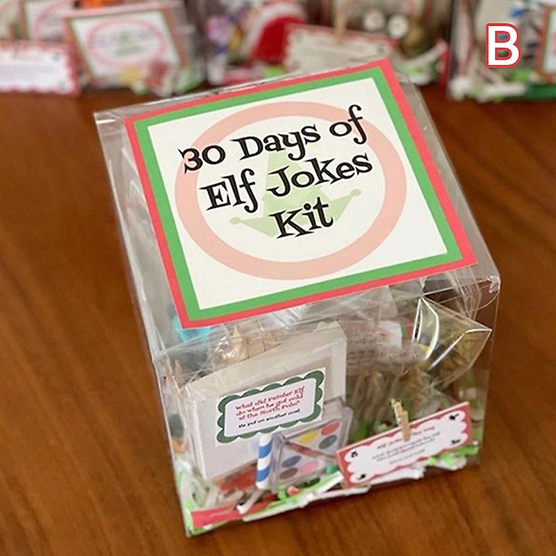 Elf 24-30 Day Elf Kit Of Christmas,funny Christmas Elf Activities,for Children