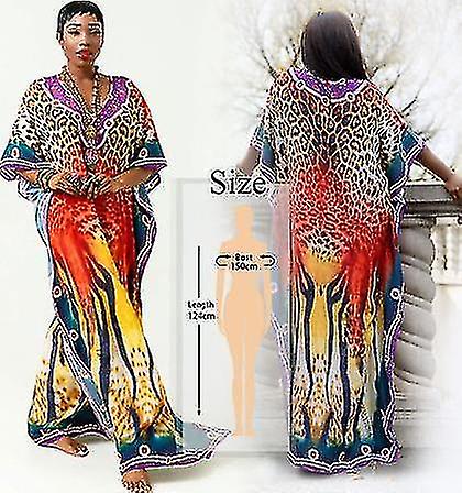 Beach White Neon Orange Embroidery Resort Caftan Kaftan -beach cover ups, beach wedding kaftan