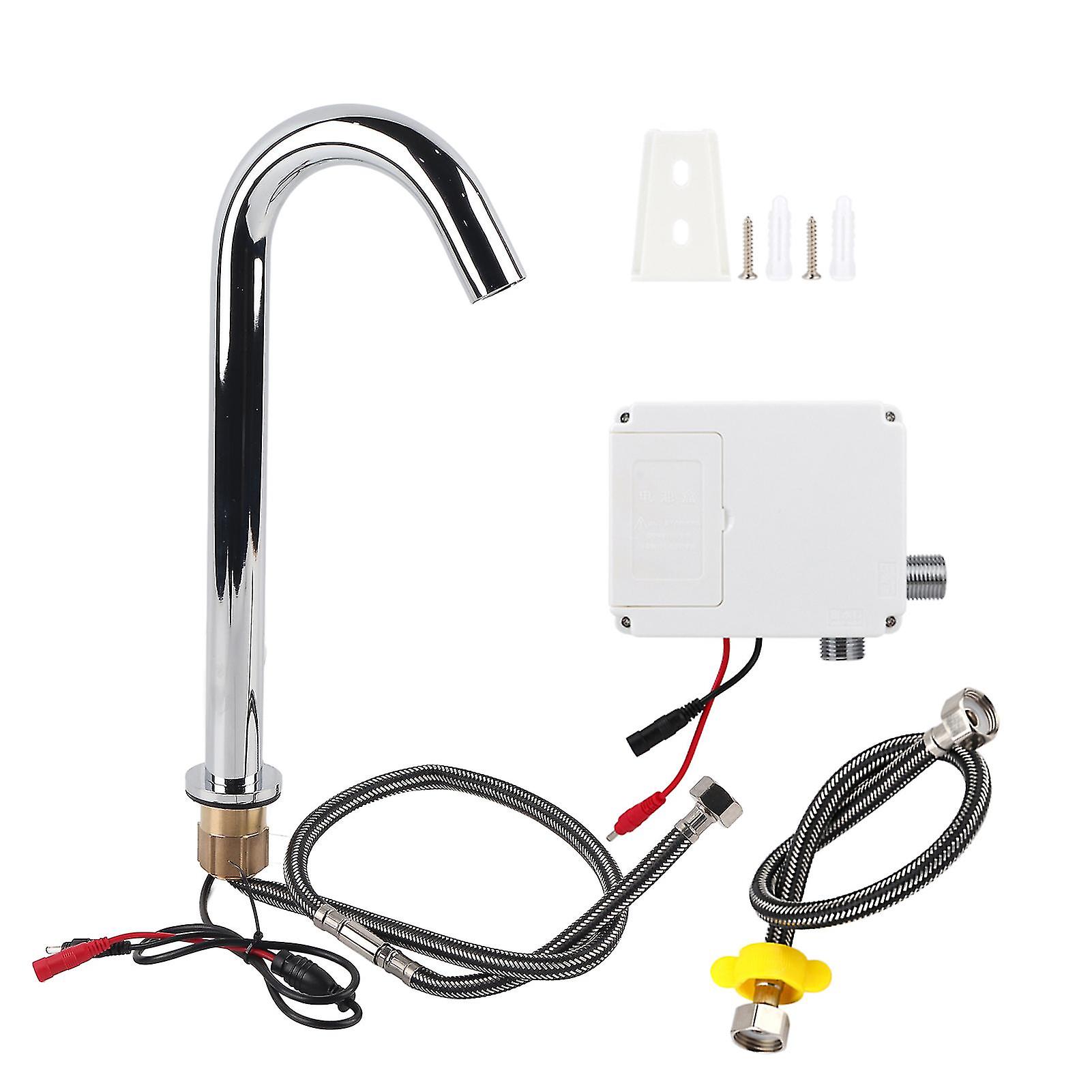 Basin Faucet,G1/2in Thread Automatic Induction Automatic Faucet Water Faucet Performance Driven
