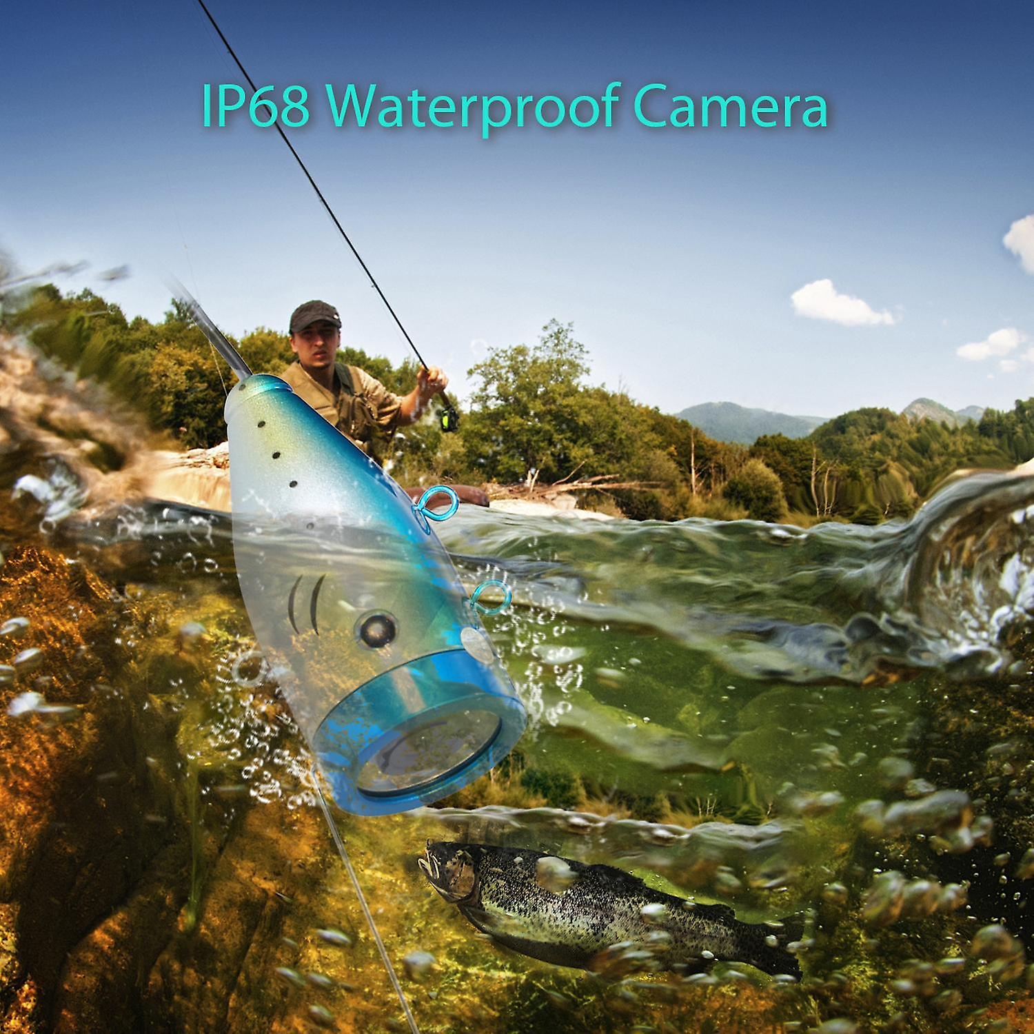 Telecamera Subacquea Da Pesca 7 Pollici - Con DVR, Scheda 32GB E Illuminazione LED/IR