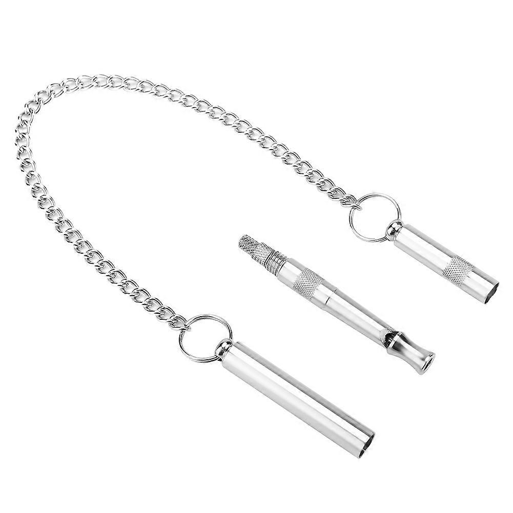 Portable Copper Ultrasonic Dog Training Whistle Behavior Trainer with Hanging Chain