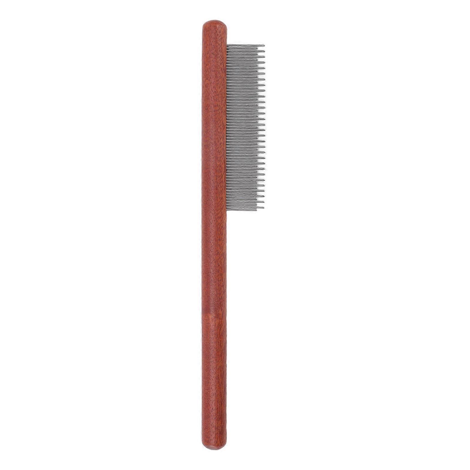 2 in 1 Multifunctional Flea Comb for Long and Short Haired Dogs, Stainless Steel, for Removing Tangles