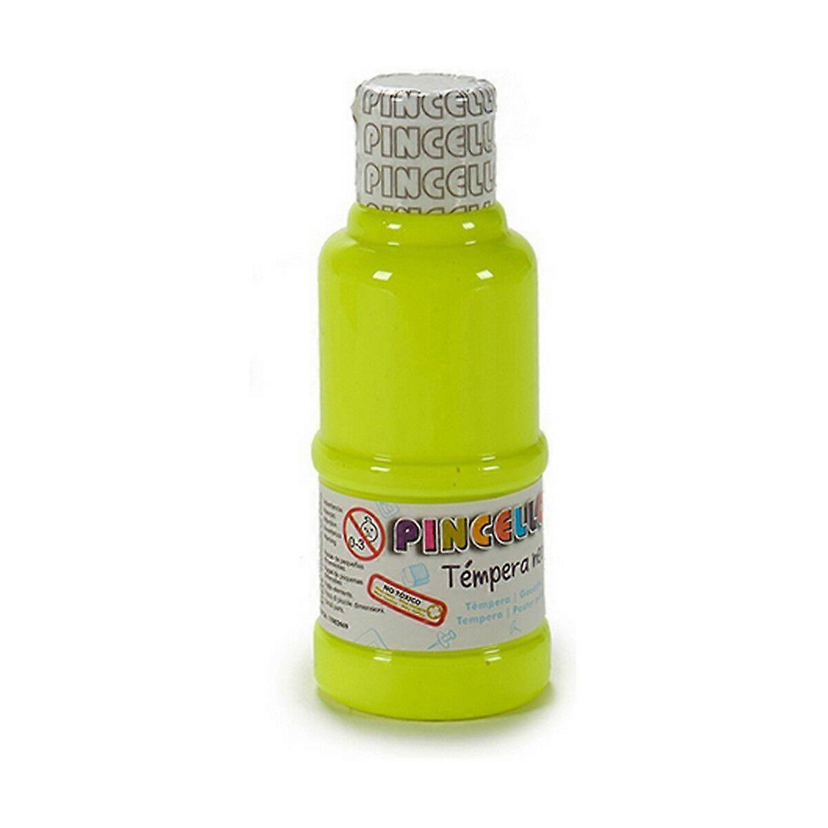 Tempera Pincello Neon Yellow 120 ml (12 Units)