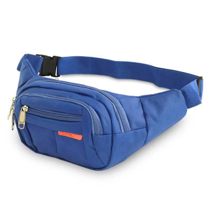 Women Men Waist Bag Zipper Casual Large Capacity for Camping Sport Hiking Outdoor