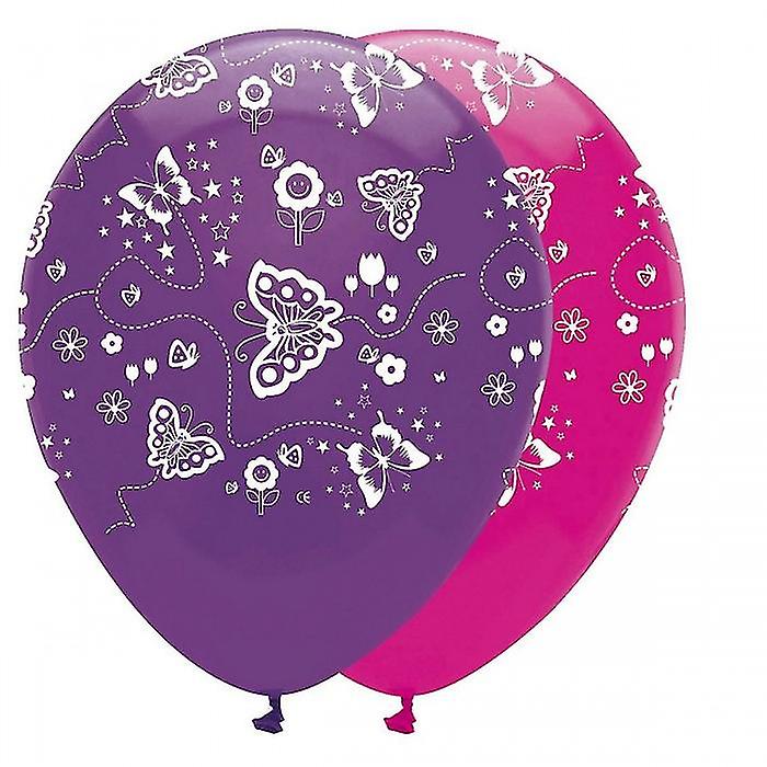 Creative Party Flower Fairy Latex Balloons (Pack of 6)