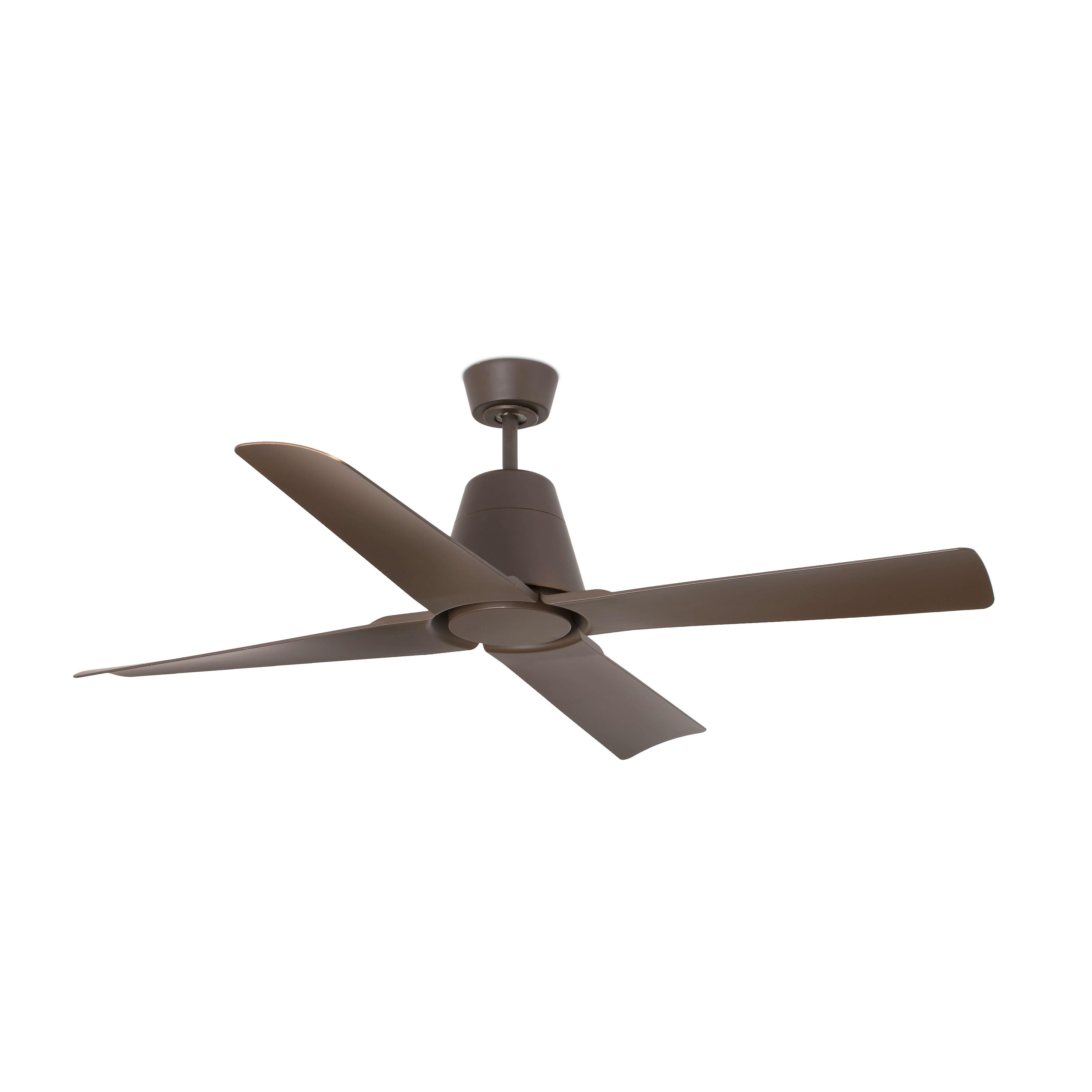 Outdoor DC ceiling fan Typhoon Brown with Remote