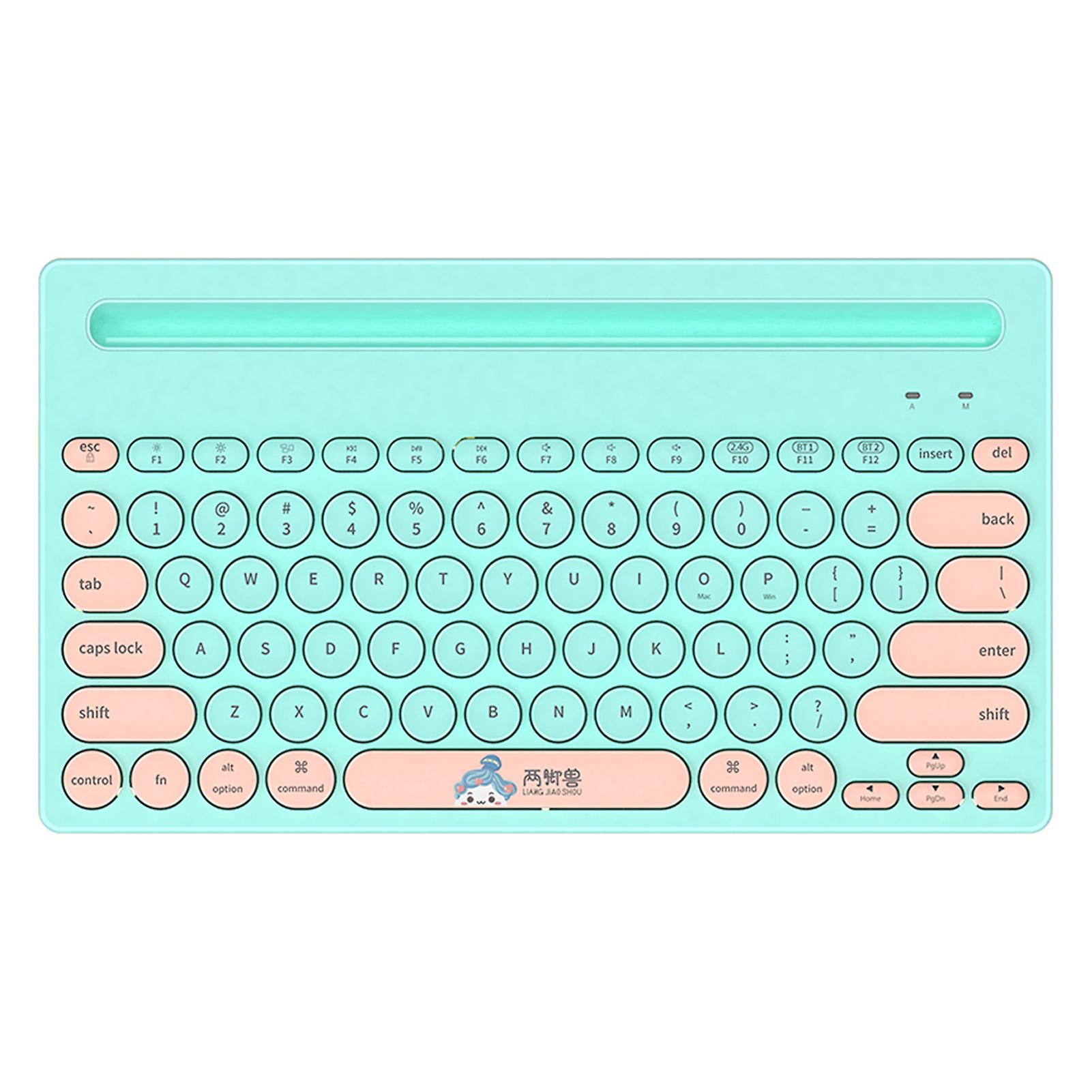 AJAZZ 320I Computer Keyboard Portable Quick Response 79 Keys Wired/Bluetooth-compatible/2.4G Gaming Keyboard for Office