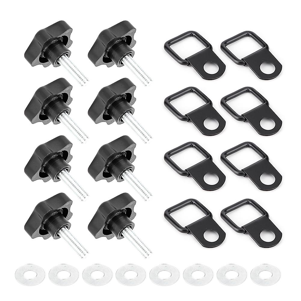 Car Pull Buckle Pull Buckle Kit Accessories Fit for Jeep Wrangler JK JL 2007-2018 2 Door