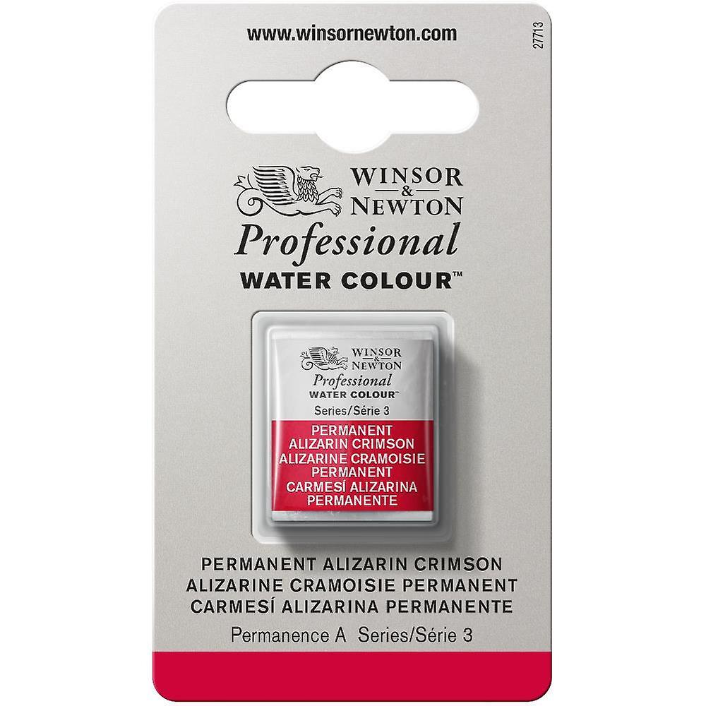 Winsor & Newton 专业水彩半盘,466 永久茜素深红色 S3