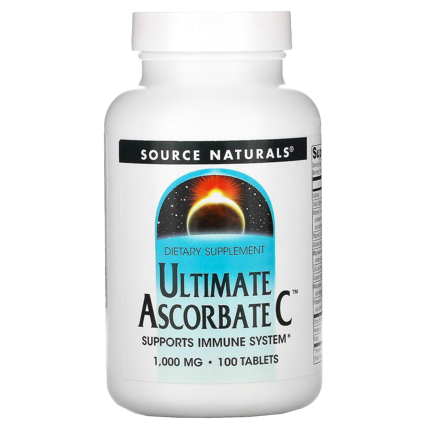 Source Naturals, Ultimate Ascorbate C, 1000 mg, 100 Tablets