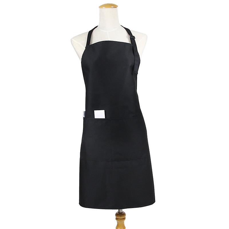 Kitchen Cooking Apron Chef Women Men Apron Antifouling Pure Color Polyester Cotton Quality