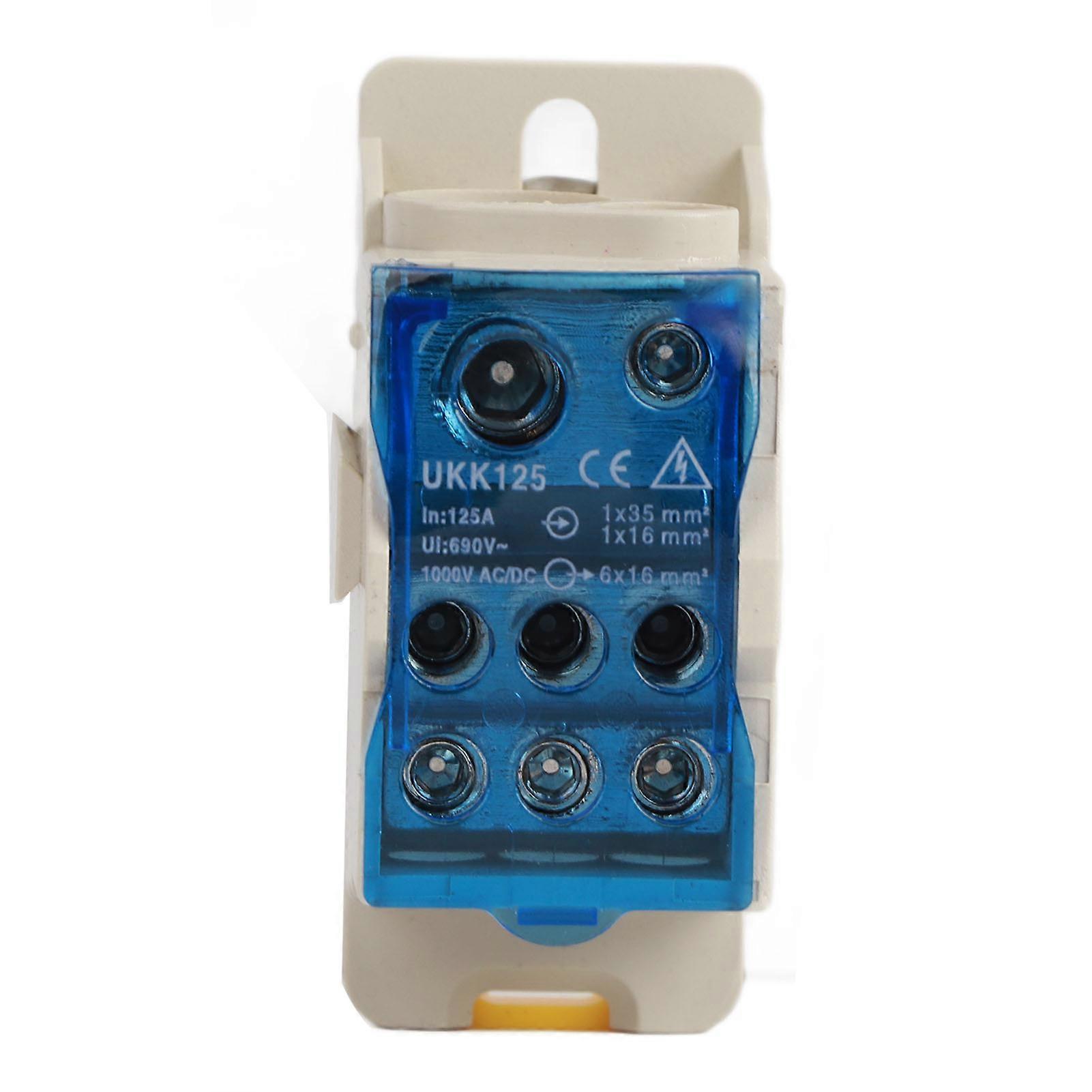 Din Rail Terminal Block Distribution Box Electric Wire Connector Universal Power Junction Box