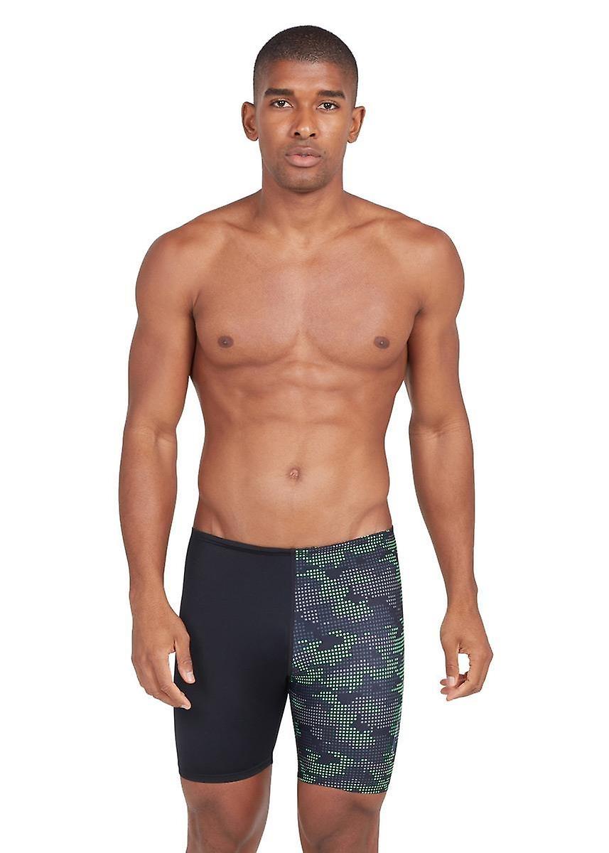 Zoggs Camo Mid Jammer - Mens