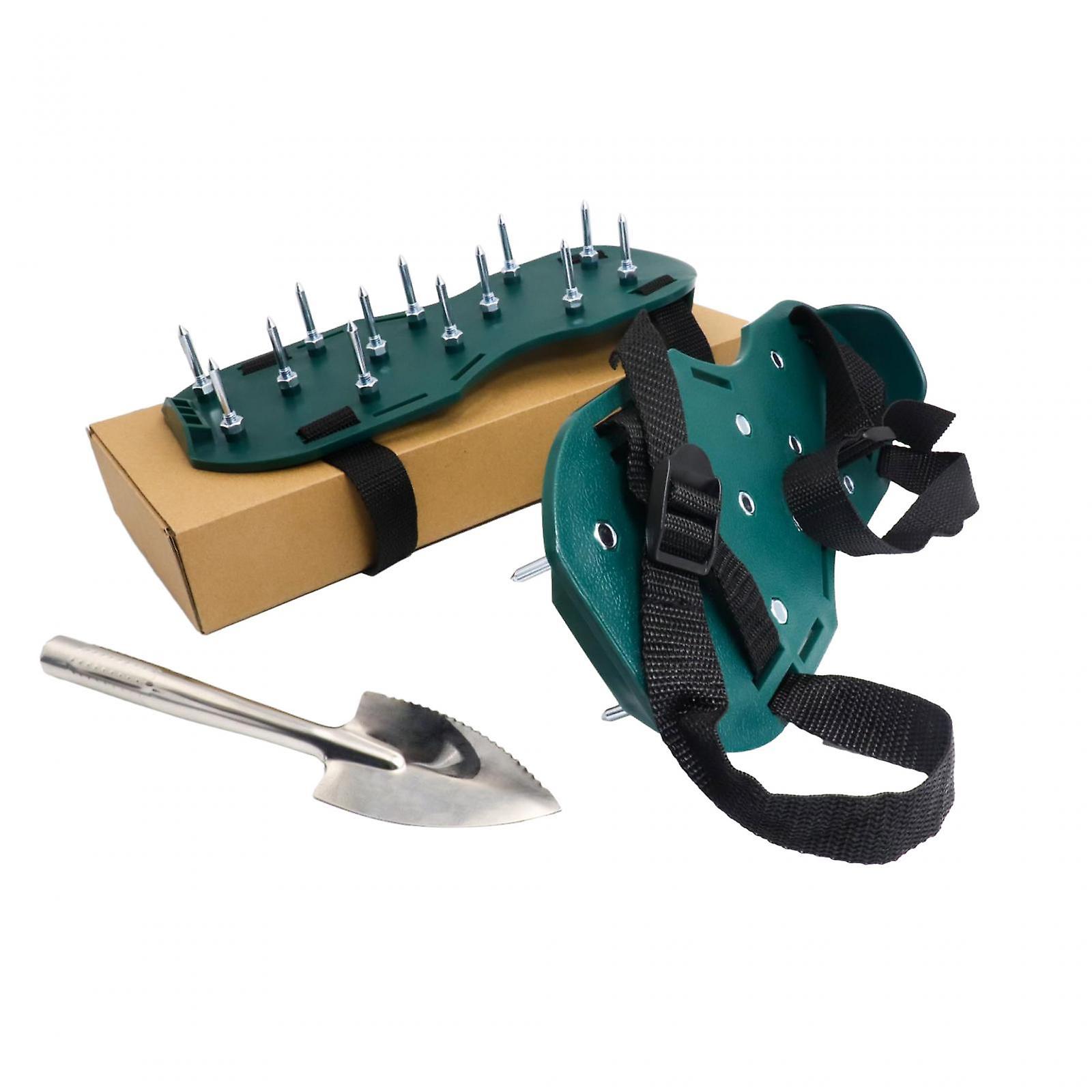 Lawn Aerator Shoes, Spike Sandals, with Adjustable Straps Easy to Use Spike Aerating Sandals for Soil Garden