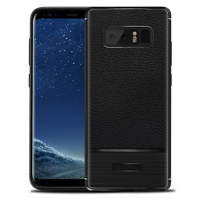 Soft Shockproof Protective Shell Case for Samsung Note 8 - Black