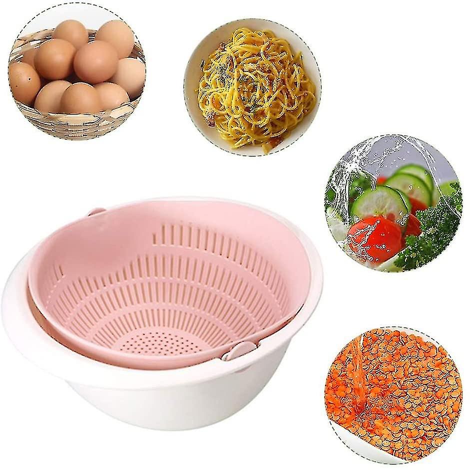 Kitchen Strainer Colander - Plastic Washing Bowl & Strainers Rice Washing Machine