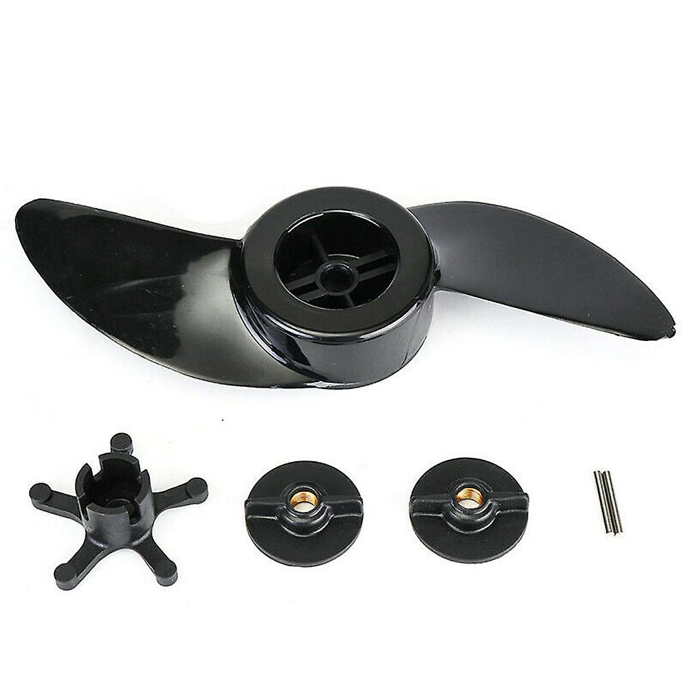 Durable Practical Outboard Motor Stable Fishing Boat Propeller Easy Install Surfing Marine 2 Blades Outdoor For Haibo Et34l
