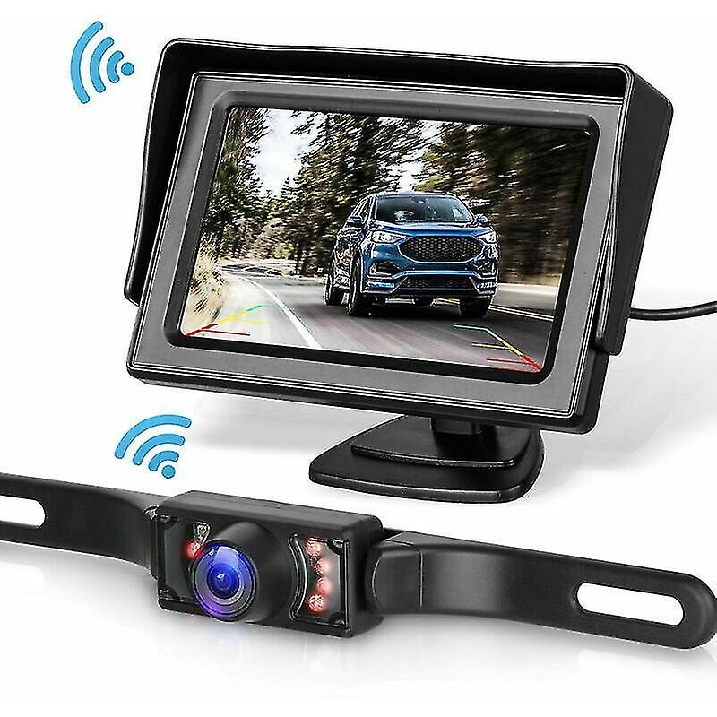 Suitable for wireless reversing of car/truck/van/pickup/RV monitoring rearview backup system