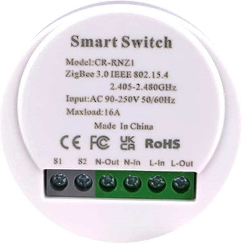 Tuya ZigBee Smart Light Switch Mini DIY Modul, Smart Life / Tuya App, Alexa Google Home Sprachsteuerung, 16A